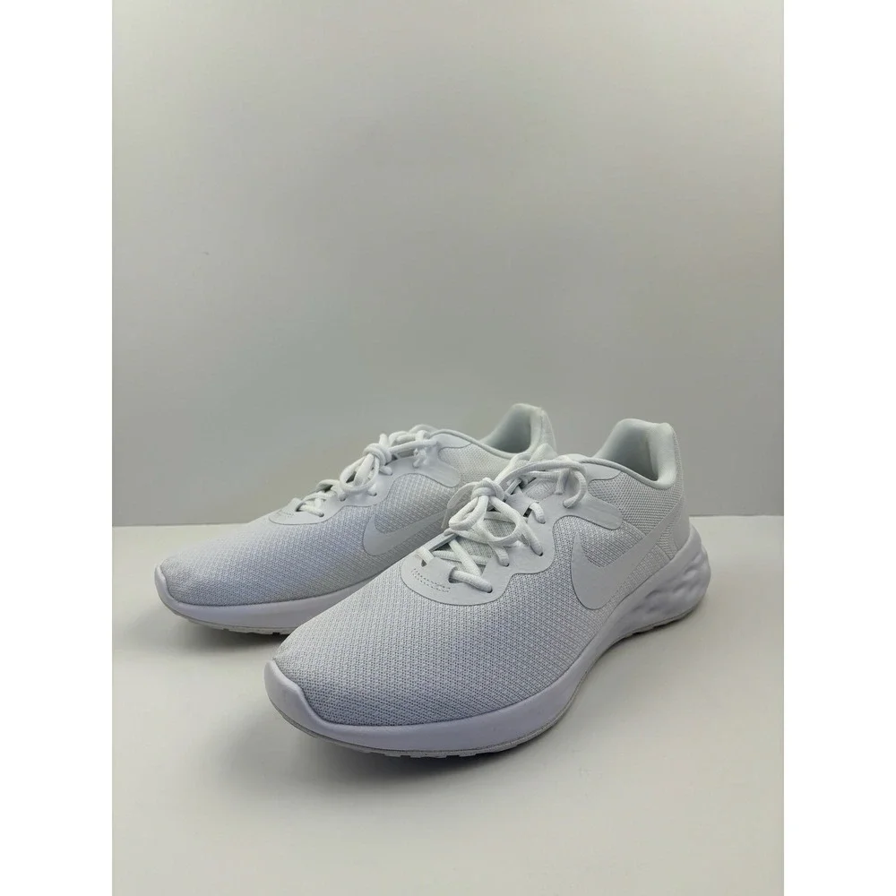 Nike Revolution 6 Next Nature Men's Size 8 White (DC3728-102)‎ Running Shoes